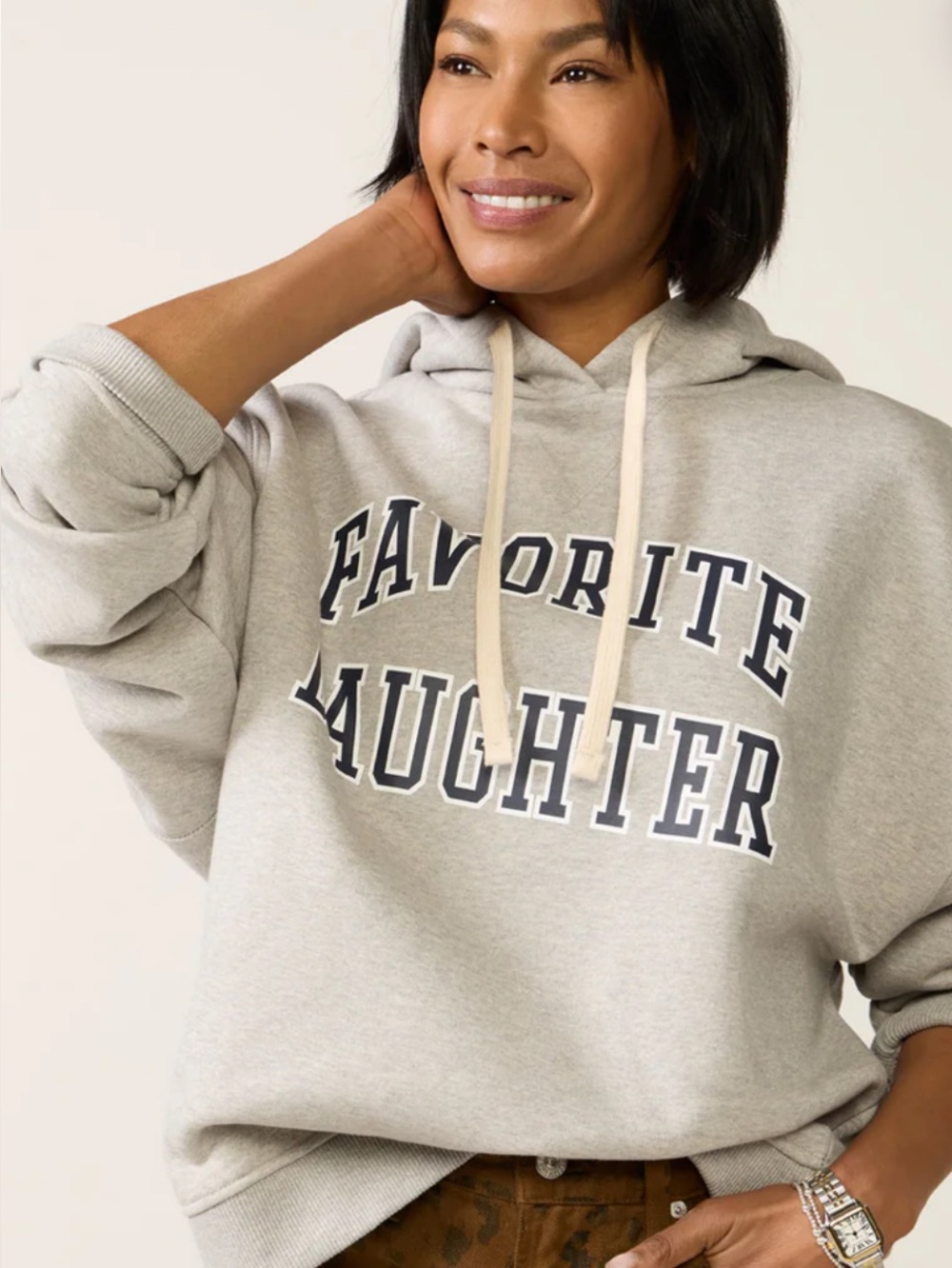 New! Favorite Daughter The Collegiate Hoodie Sweatshirt